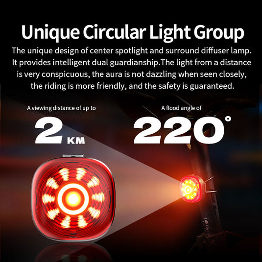 Smart Taillight - TL30 | 50H Battery, Bluetooth & Brake Sensing - MADOVERBIKING -  iGPSPORT