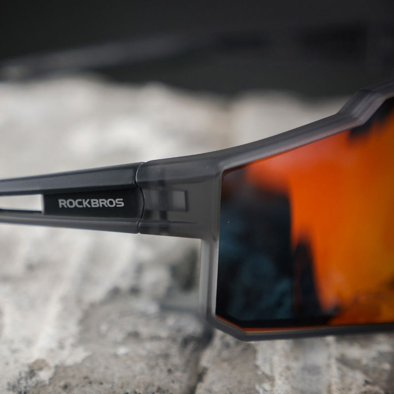 Load image into Gallery viewer, Sunglasses | Polarized Glasses - Myopia Compatible (Grey/Orange) ROCKBROS MADOVERBIKING
