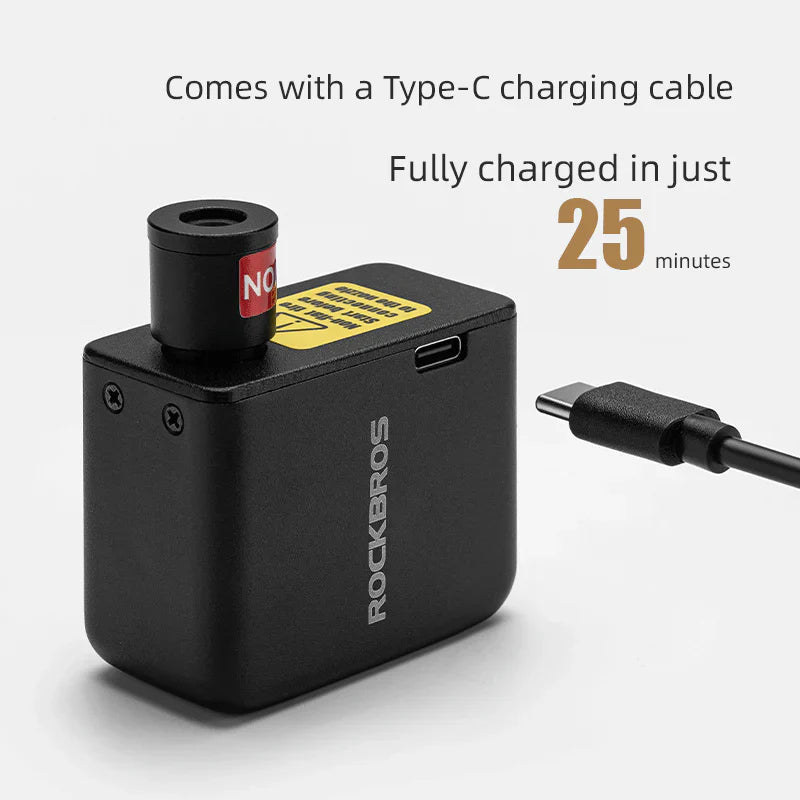 Load image into Gallery viewer, Portable Electric Pump | Type-C Charging, Schrader/Presta Compatible ROCKBROS MADOVERBIKING
