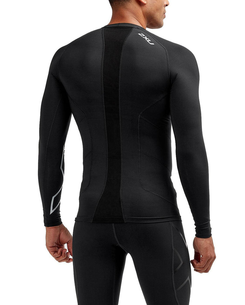 Load image into Gallery viewer, 2XU Mens Compression Long Sleeve Top - MADOVERBIKING
