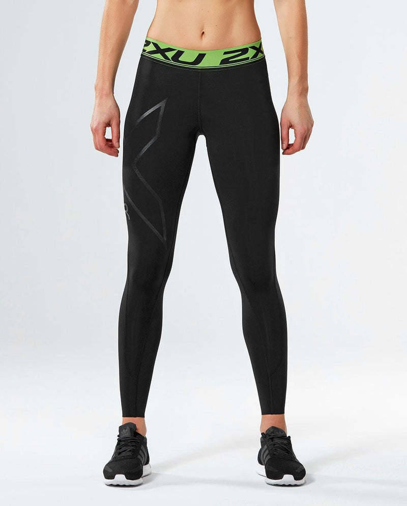 Load image into Gallery viewer, 2XU Mens Refresh Recovery Tights - (Black/Nero) - MADOVERBIKING
