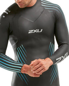 2XU P1 Mens Propel Triathlon Wetsuit - BLK/BLUE OMBRE - MADOVERBIKING