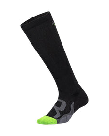 2XU Recovery Compression Socks Black/Grey - MADOVERBIKING