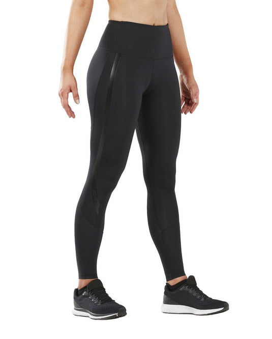 2XU Women Hi-Rise Compression Tights - (Black/Nero) - MADOVERBIKING