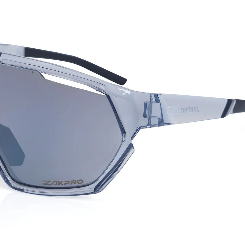 Load image into Gallery viewer, ZAKPRO SUNGLASSES | VOLTRIX - TR90, UV400 PROTECTION, OLEOPHOBIC COATING (GREY)
