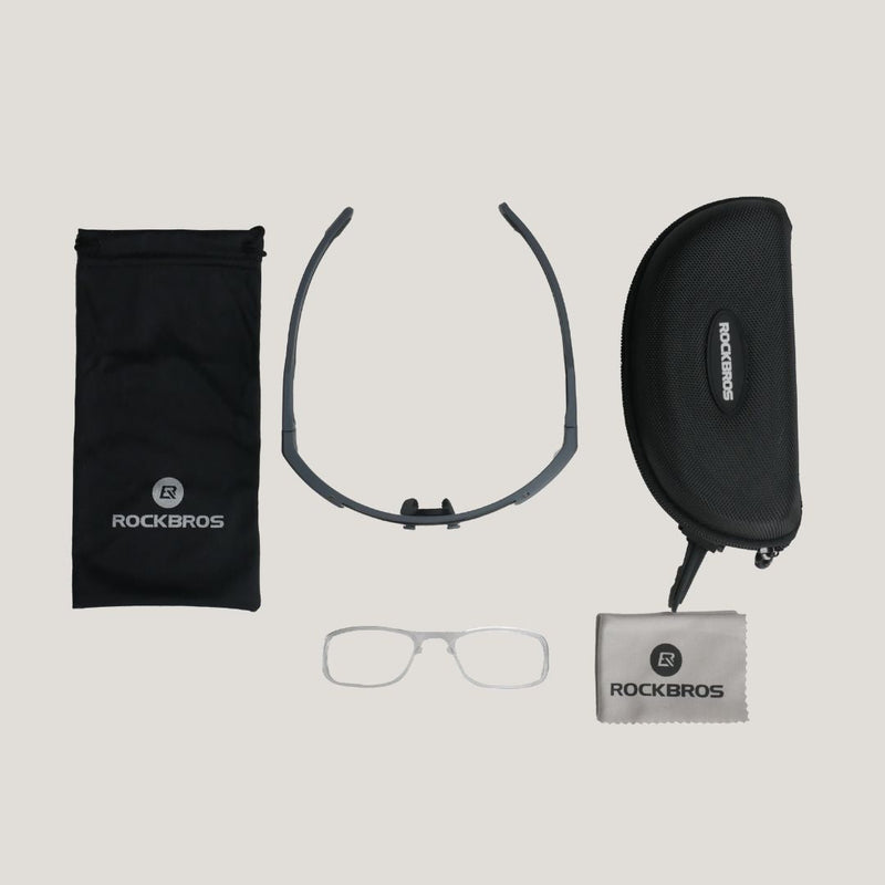 Load image into Gallery viewer, Sunglasses | Polarized Glasses - Myopia Compatible (Black/Gold) ROCKBROS MADOVERBIKING
