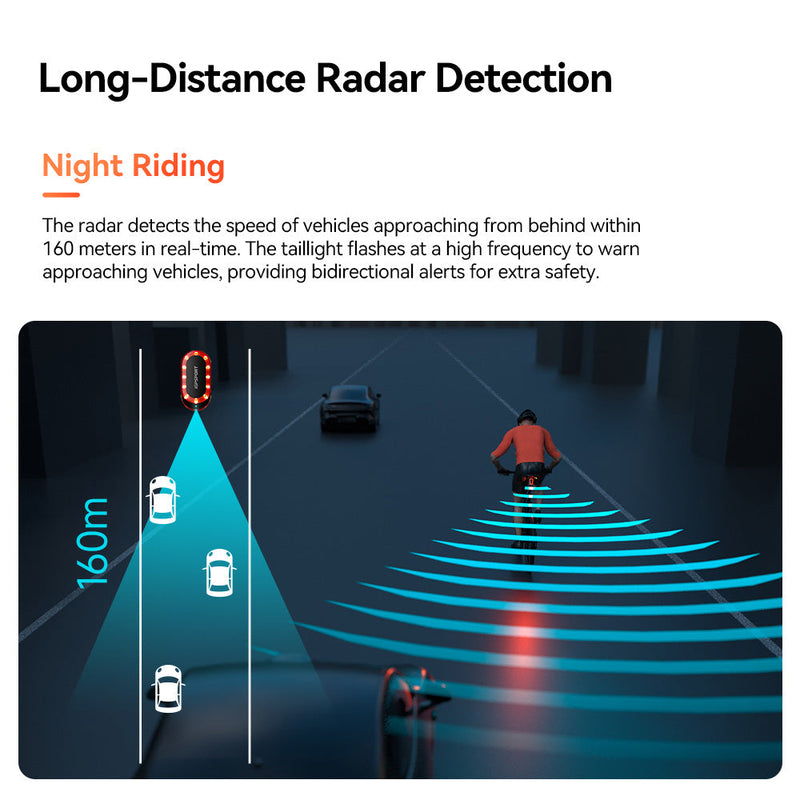 Load image into Gallery viewer, Smart Radar Taillight - SR MINI | Upto 150m Vehicle Detection, 25H Battery &amp; Type-C - MADOVERBIKING -  iGPSPORT
