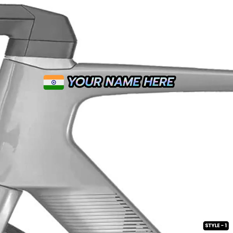 Load image into Gallery viewer, Personalized Holographic Name Vinyl Decal – Cut-to-Text with Black Border
