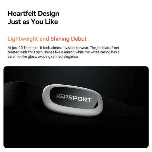 Heart Rate Sensor - HR50 | ANT+ & Bluetooth, Waterproof, Compatible with Cyclo-Computers, Indoor Trainers, Android & Iphones - MADOVERBIKING -  iGPSPORT