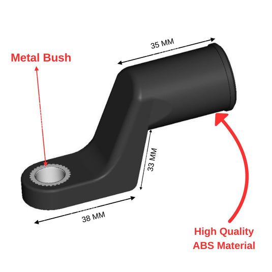 Mobile Phone Holder | JAW GRIP M8S-QR - Anti-Shake, 360 Rotation, Screw-Tight Fit for upto 7" Screens - MADOVERBIKING