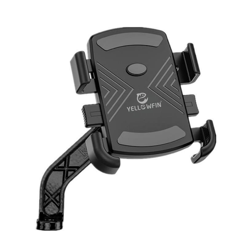 Load image into Gallery viewer, Mobile Phone Holder | JAW GRIP M8S-QR - Anti-Shake, 360 Rotation, Screw-Tight Fit for upto 7&quot; Screens - MADOVERBIKING
