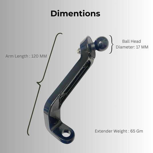 Mobile Phone Holder | JAW GRIP M8S-QR - Anti-Shake, 360 Rotation, Screw-Tight Fit for upto 7" Screens - MADOVERBIKING