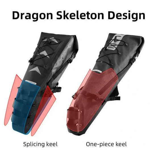 Saddle Bag | Bike-Packing - Waterproof & Foldable (14L) ROCKBROS MADOVERBIKING