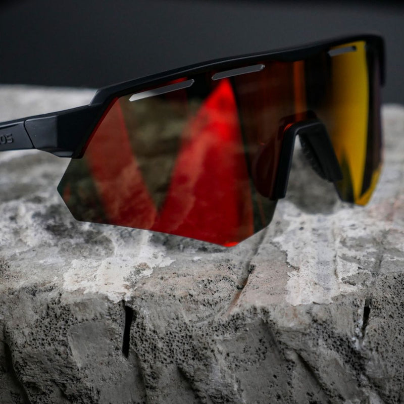 Load image into Gallery viewer, Sunglasses | Polarized Glasses with 4 Interchangeable Lenses &amp; UV400 Protection (Black) ROCKBROS MADOVERBIKING
