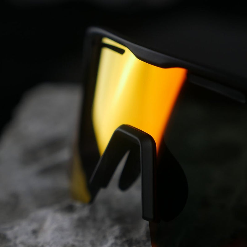 Load image into Gallery viewer, Sunglasses | Polarized Glasses with 4 Interchangeable Lenses &amp; UV400 Protection (Black) ROCKBROS MADOVERBIKING
