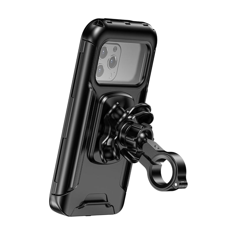 Load image into Gallery viewer, Mobile Phone Holder | M18L-C1 - Vibration Damping Tech, Shockproof, 360° Rotation, For Upto 7&quot; Smartphones - MADOVERBIKING
