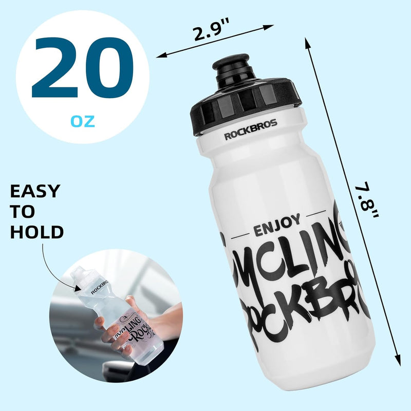 Load image into Gallery viewer, Bottles | BIDON - Rotate &amp; Squeeze (Gray-600ml) ROCKBROS MADOVERBIKING
