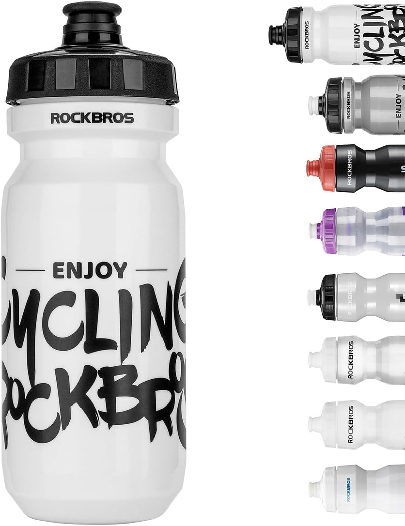 Load image into Gallery viewer, Bottles | BIDON - Rotate &amp; Squeeze (White-600ml) ROCKBROS MADOVERBIKING
