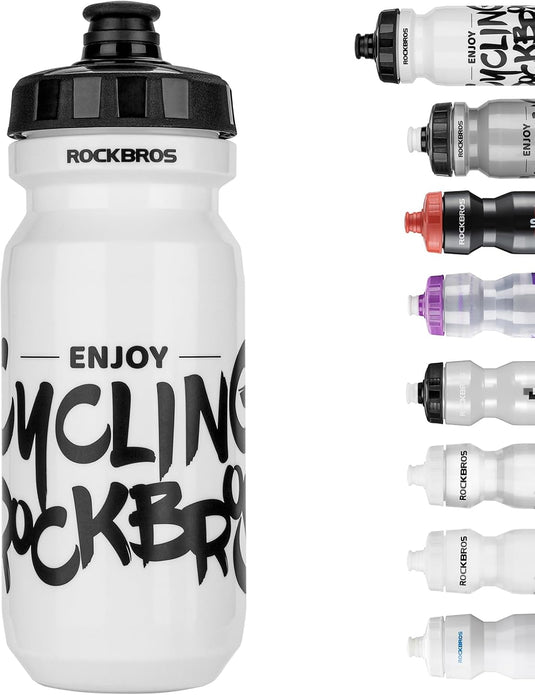 Bottles | BIDON - Rotate & Squeeze (White-600ml) ROCKBROS MADOVERBIKING