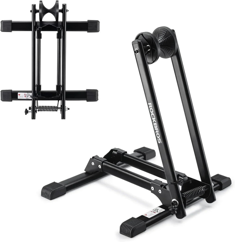 Load image into Gallery viewer, Display Stand | T30 Foldable Floor parking Stand - Fits All Bicycles ROCKBROS MADOVERBIKING
