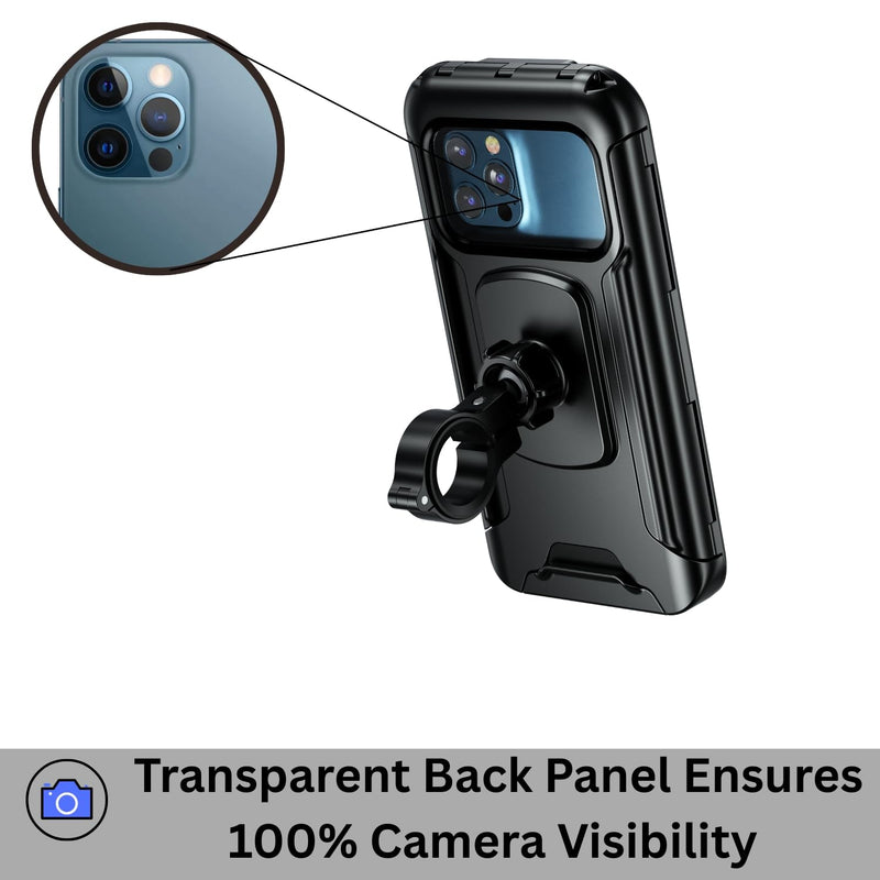 Load image into Gallery viewer, Mobile Phone Holder | M18L-B1 - Waterproof, 360° Rotation, Touch Screen Support, Fits any Handlebar - MADOVERBIKING
