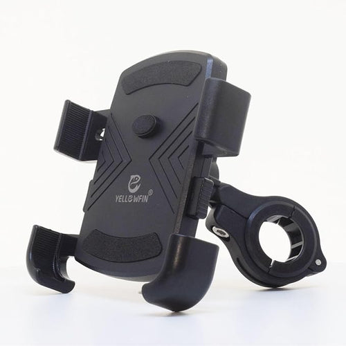 Mobile Phone Holder | JAW GRIP M16-B1 - Silicon/Spring Holder, 360° Rotation, Handlebar Mount for Bikes & Bicycle, - MADOVERBIKING