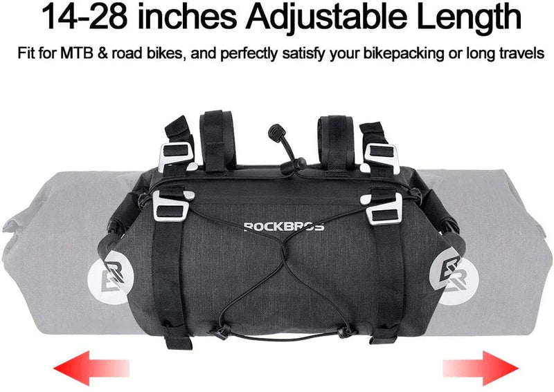 Load image into Gallery viewer, Bike-packing Handlebar Bag 7L-14L Waterproof dry pack bag ROCKBROS MADOVERBIKING
