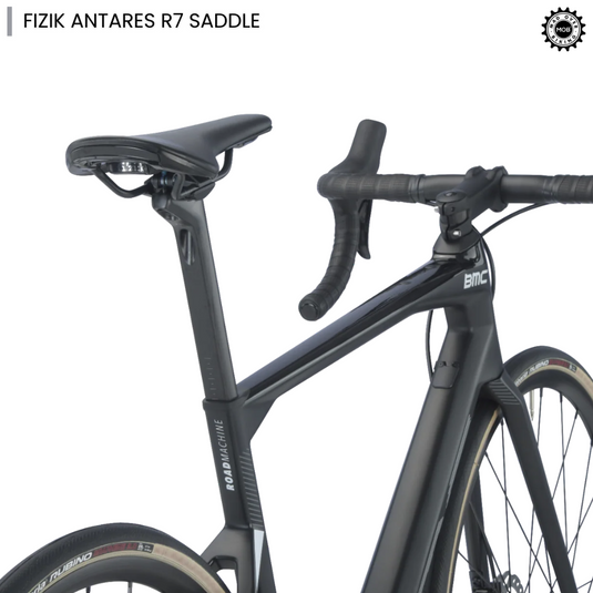 Roadmachine FIVE - Shimano 105 Di2 12 Speed (Grey/White) - MADOVERBIKING -  BMC