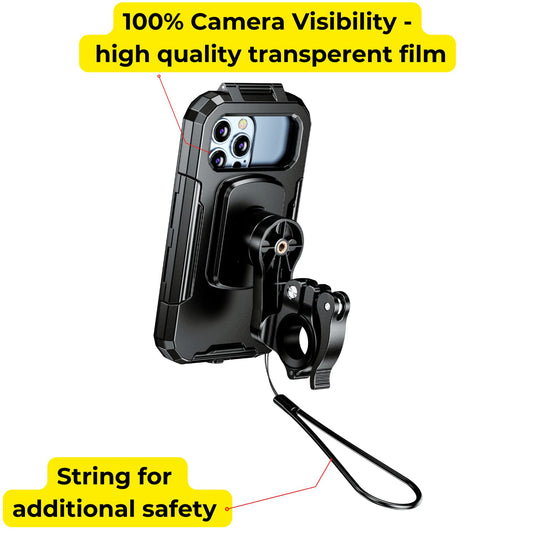 Mobile Phone Holder | M18L-QD - Waterproof, Quick Release, Ideal for Bikes & Bicycles - MADOVERBIKING