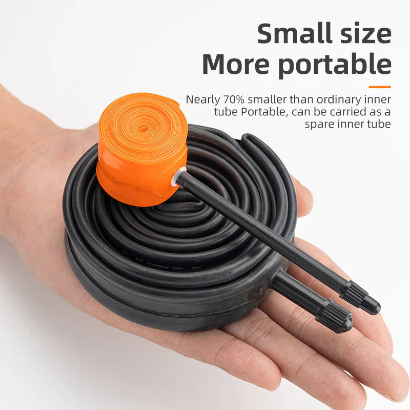 Load image into Gallery viewer, Road Inner Tube | 35gm Ultra-Light TPU Tube - 700x18-32c (65mm/85mm) ROCKBROS MADOVERBIKING
