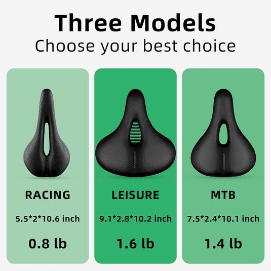 Saddle | Anti Slip Memory Foam Saddle with Centre Cut Out ROCKBROS MADOVERBIKING