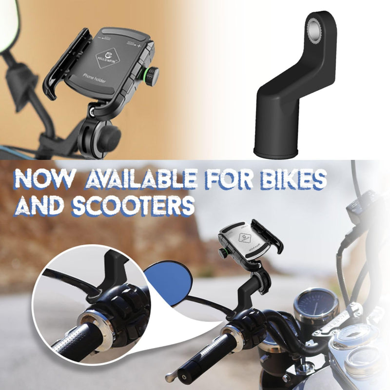 Load image into Gallery viewer, Mobile Phone Holder | JAW GRIP M8S-QR - Anti-Shake, 360 Rotation, Screw-Tight Fit for upto 7&quot; Screens - MADOVERBIKING
