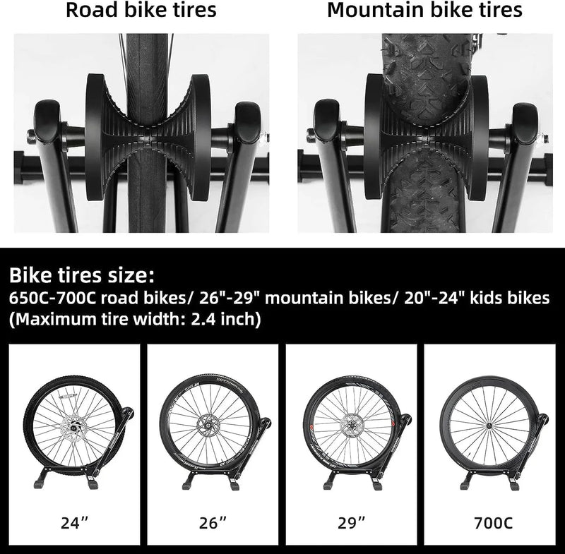Load image into Gallery viewer, Display Stand | T30 Foldable Floor parking Stand - Fits All Bicycles ROCKBROS MADOVERBIKING

