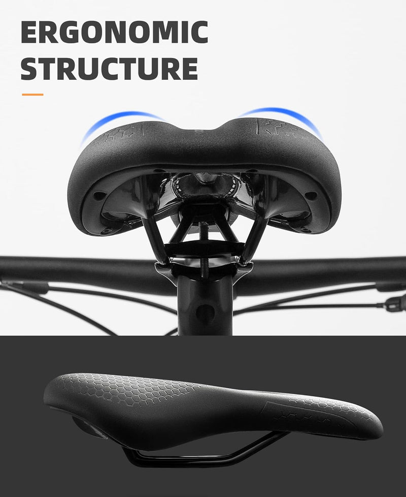 Load image into Gallery viewer, Saddle | Anti Slip Memory Foam Saddle with Centre Cut Out ROCKBROS MADOVERBIKING
