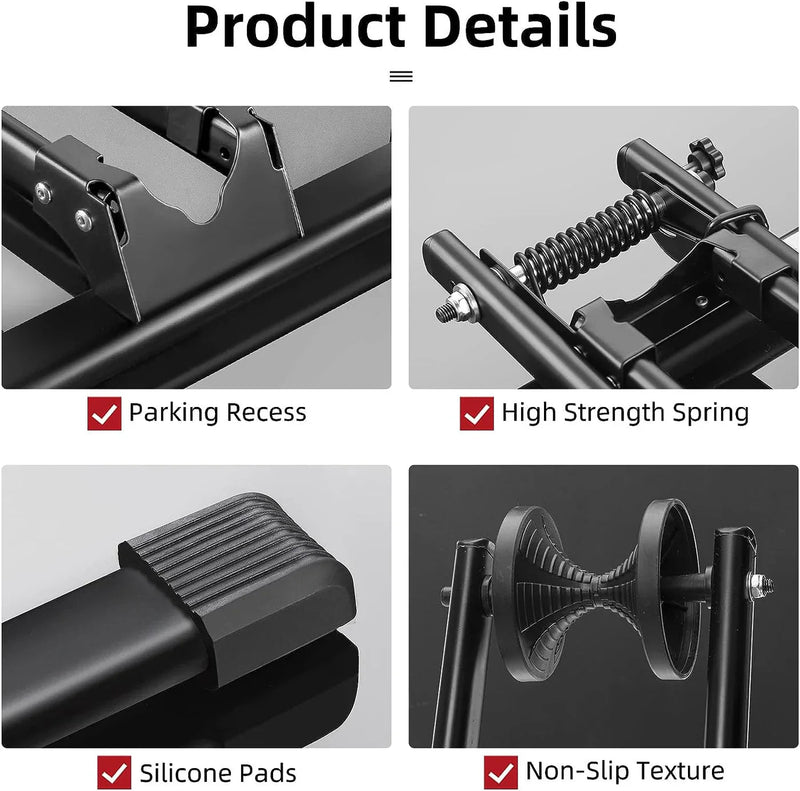 Load image into Gallery viewer, Display Stand | T30 Foldable Floor parking Stand - Fits All Bicycles ROCKBROS MADOVERBIKING
