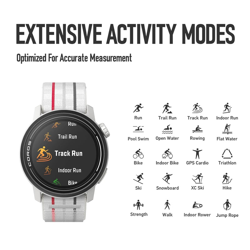 Load image into Gallery viewer, GPS Smartwatch | PACE 3 - Nylon Band (Chalk) - MADOVERBIKING -  COROS
