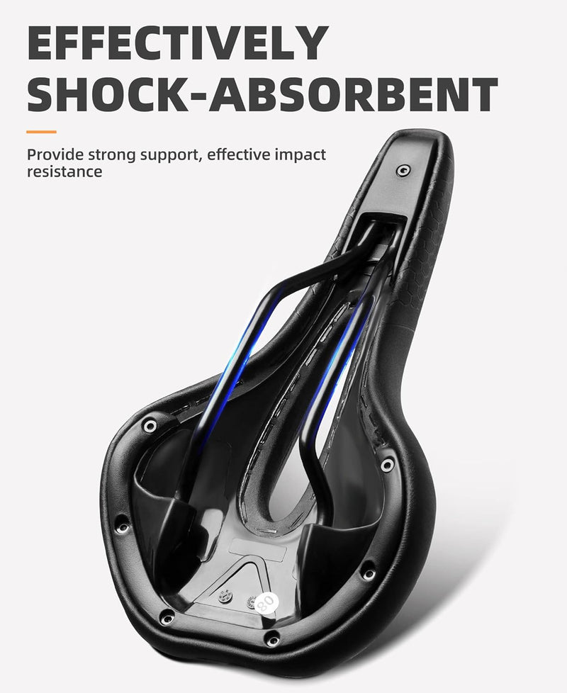 Load image into Gallery viewer, Saddle | Anti Slip Memory Foam Saddle with Centre Cut Out ROCKBROS MADOVERBIKING
