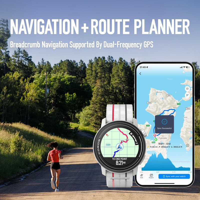 Load image into Gallery viewer, GPS Smartwatch | PACE 3 - Nylon Band (Chalk) - MADOVERBIKING -  COROS
