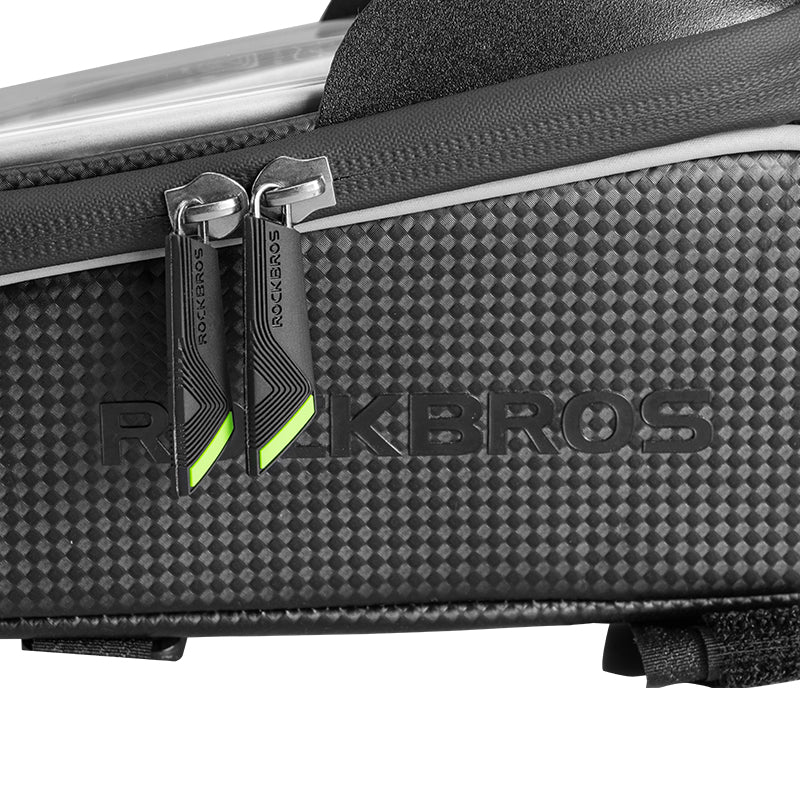 Load image into Gallery viewer, Top Tube Bag | Waterproof &amp; Compatible with Phones upto 6.5&quot; ROCKBROS MADOVERBIKING
