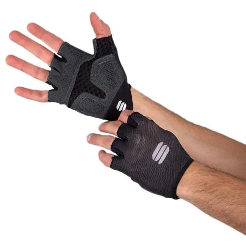 Load image into Gallery viewer, Sportful Mens Cycling Gloves Air (Black)
