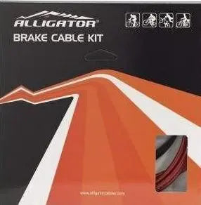 ALLIGATOR BRAKE CABLE KIT | SILVER STAR - ROAD, BLACK