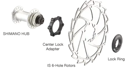 Load image into Gallery viewer, ALLIGATOR DISC CENTER LOCK ADAPTER | RING FOR 6 HOLES ROTOR
