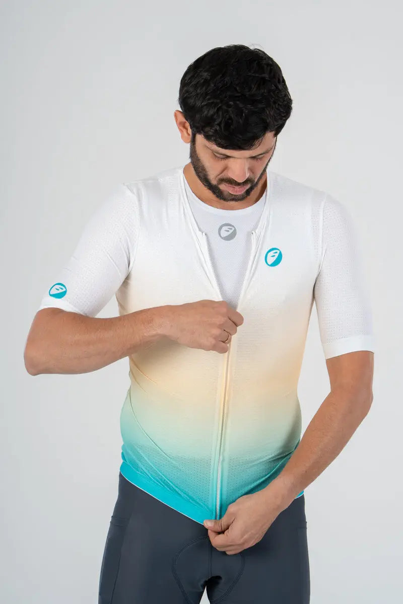 Load image into Gallery viewer, APACE Cycling Baselayer | Mesh Cooling | White | Unisex
