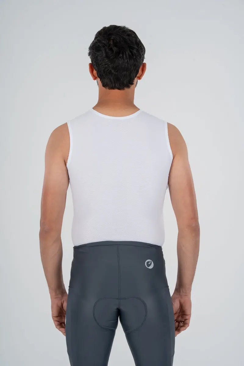 Load image into Gallery viewer, APACE Cycling Baselayer | Mesh Cooling | White | Unisex
