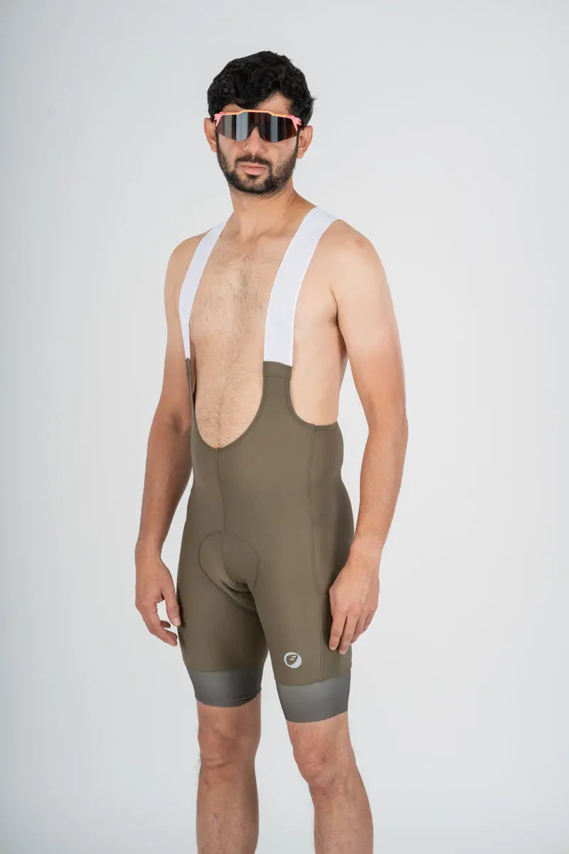 Load image into Gallery viewer, APACE Cycling Bib Shorts | Tourer Endurance | Moss | Mens
