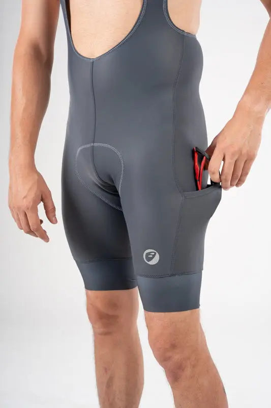 APACE Cycling Bib Shorts | Tourer Endurance | Slate | Mens