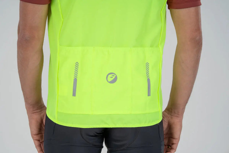 Load image into Gallery viewer, APACE Cycling Jacket Gilet | Sleeveless | Neon Noveau
