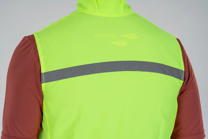 Load image into Gallery viewer, APACE Cycling Jacket Gilet | Sleeveless | Neon Noveau
