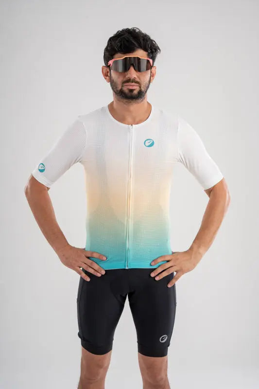 Load image into Gallery viewer, APACE Race fit Cycling Jersey | Monsoon | Unisex
