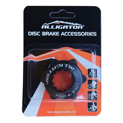 Alligator Brake Disc Center Lock Adapter With Ring For 6 Holes Rotor